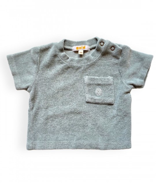 S K Y E - Shirt in Terry - Cloud