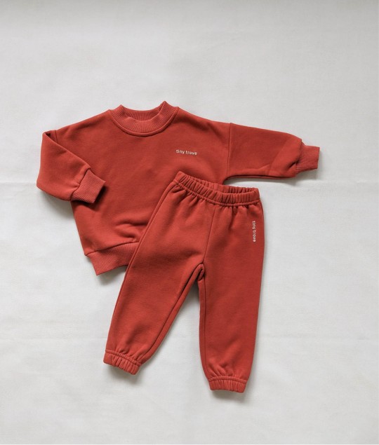 Woodie 3D Logo Tracksuit - Rust