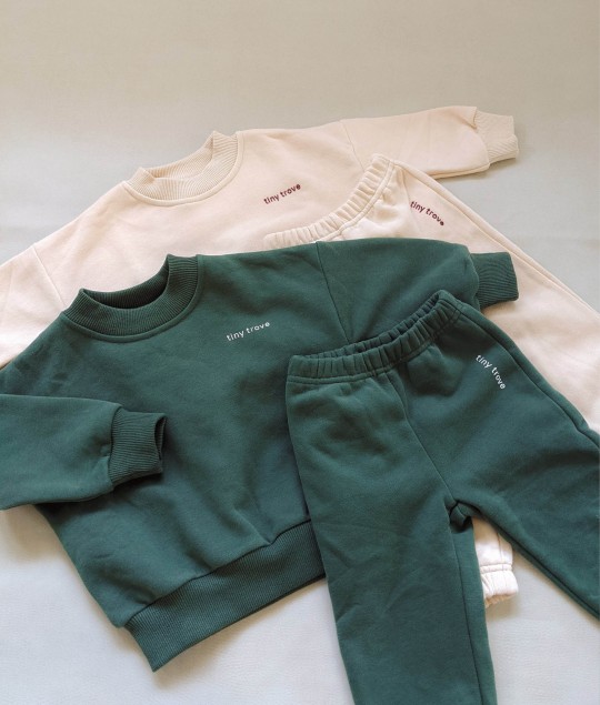 Woodie 3D Logo Tracksuit - Barley