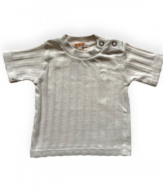 T R E N - fantasie rib t'shirt - Clay