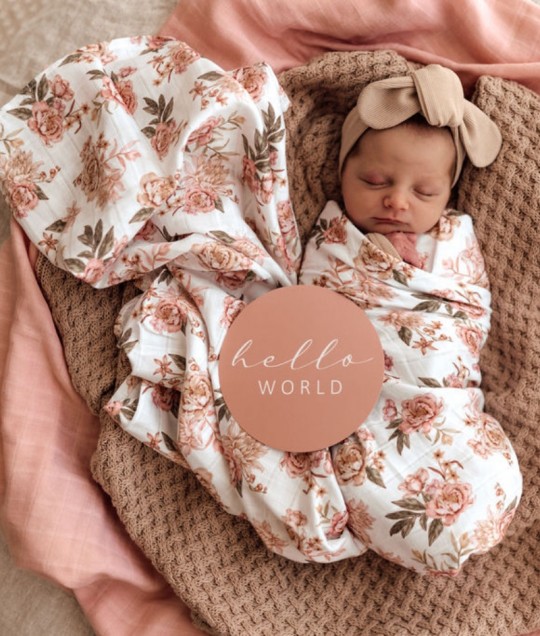 Rosette | Organic Muslin Wrap