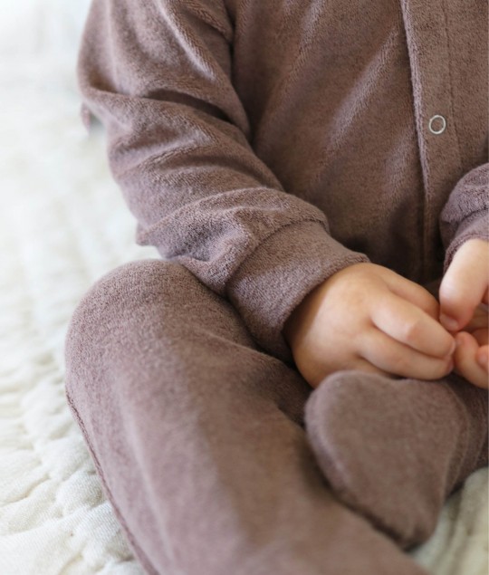 Terry Sleepsuit Mocha