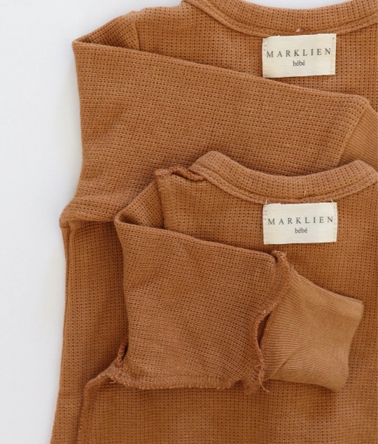 Bamboo Sleepsuit Almond