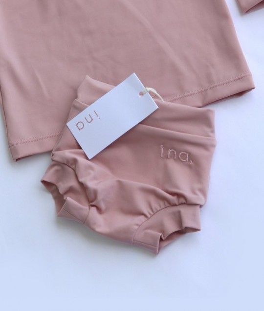 LUMI SHORT SWIM NAPPY - ROSE