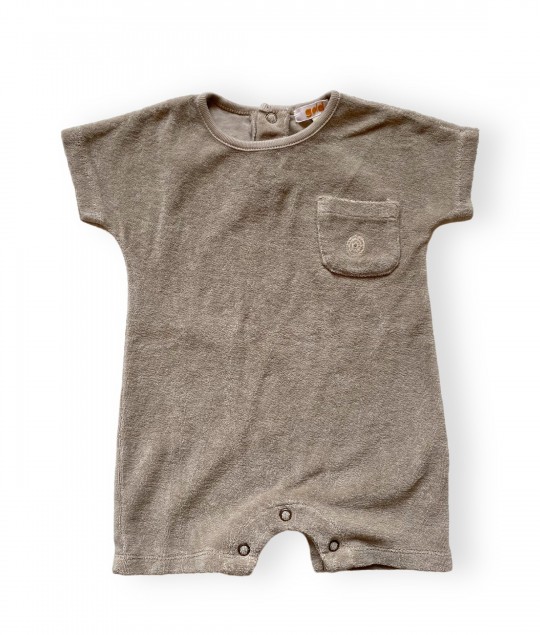 RUBI - Terry Romper - Sand
