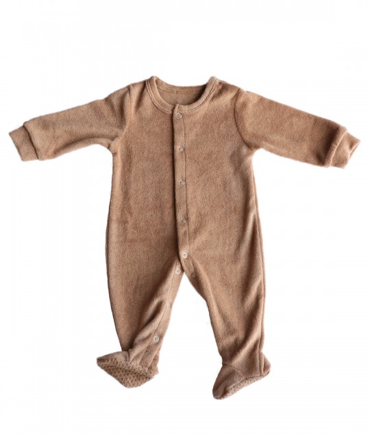 Terry Sleepsuit Caramel
