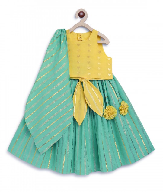 Little Miss Sunshine Lehenga Set - Yellow