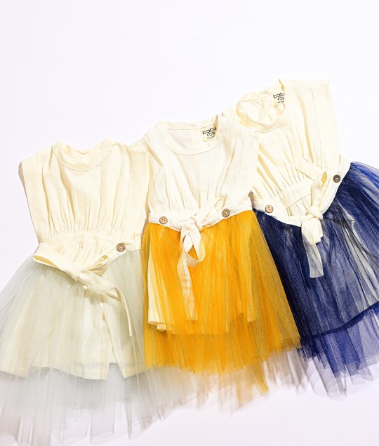 Blossom Delight - Cream/Navy