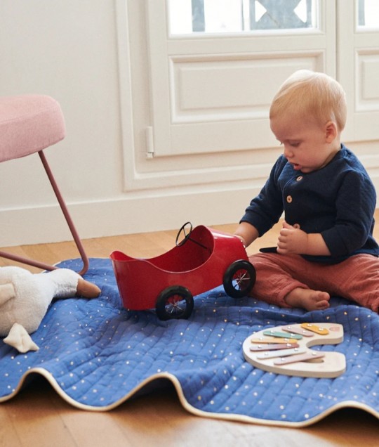SWANN - The All-Terrain Baby Blanket | BLUE