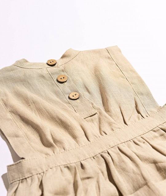 Wrap Dress - Beige