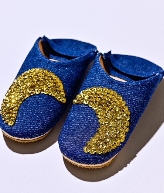Denim Jeans Gold Moon