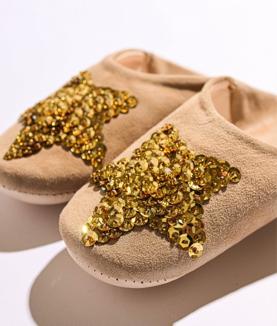 Beige Gold Star