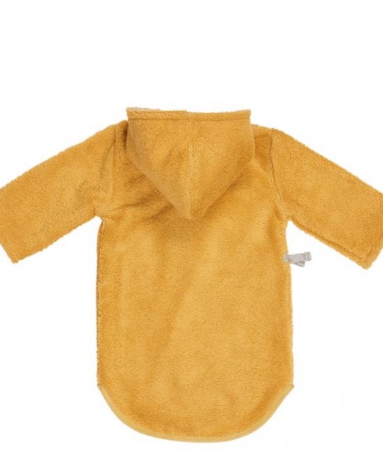Baby bathrobe Dijon organic - Ochre