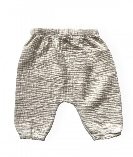 T A K I - muslin trousers - Clay