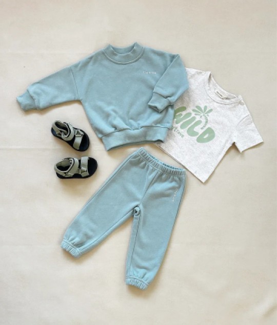 Woodie 3D Logo Tracksuit - Seafoam