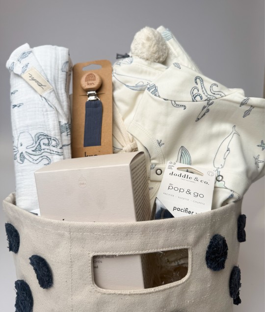 Blue Whisper Gift Basket