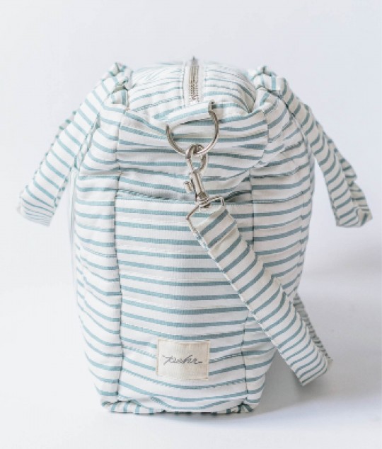 Diaper Bag - Stripes Away Deep Sea
