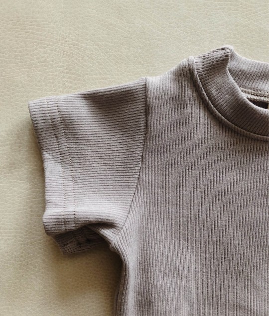 River Mini Ribbed Set - Soft Grey