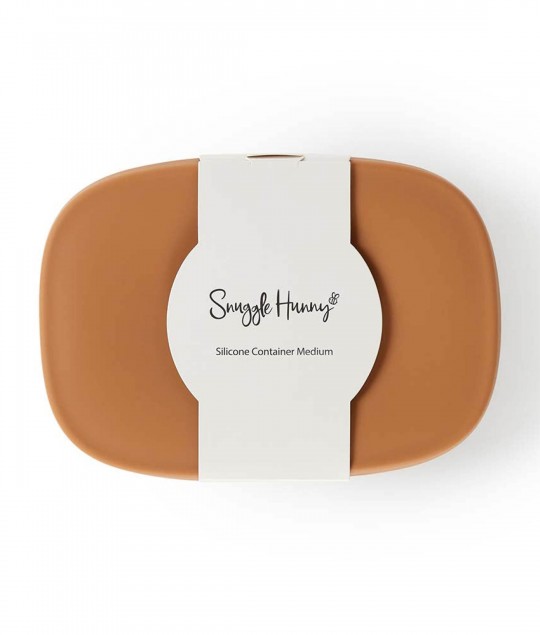 Silicone Medium Lunch Box Chestnut