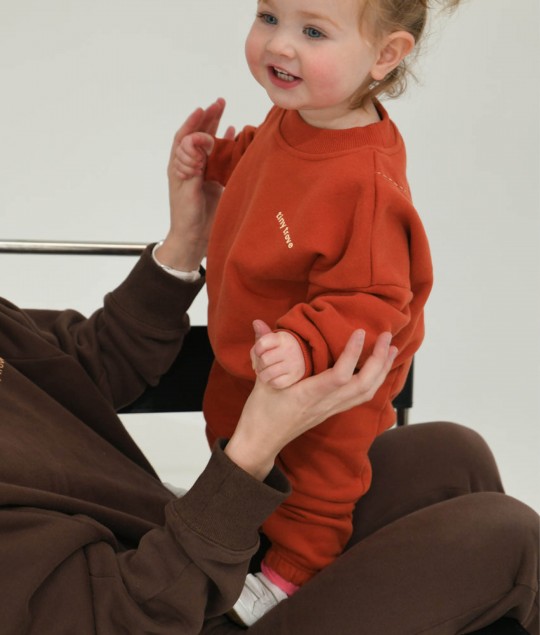 Woodie 3D Logo Tracksuit - Rust
