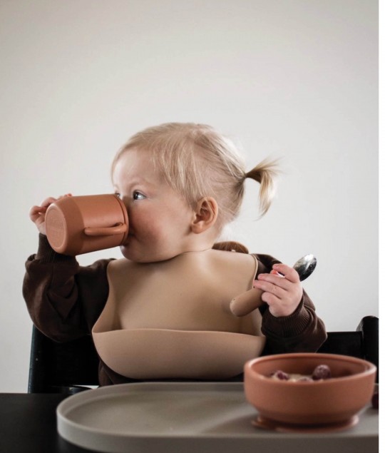 Suction Bowl - Cinnamon