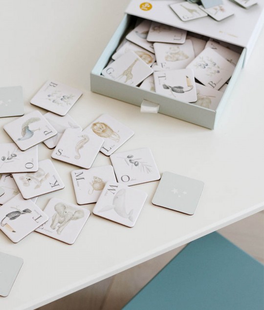 MEMORY CARDS, FSC MIX - ALPHABET ANIMALS