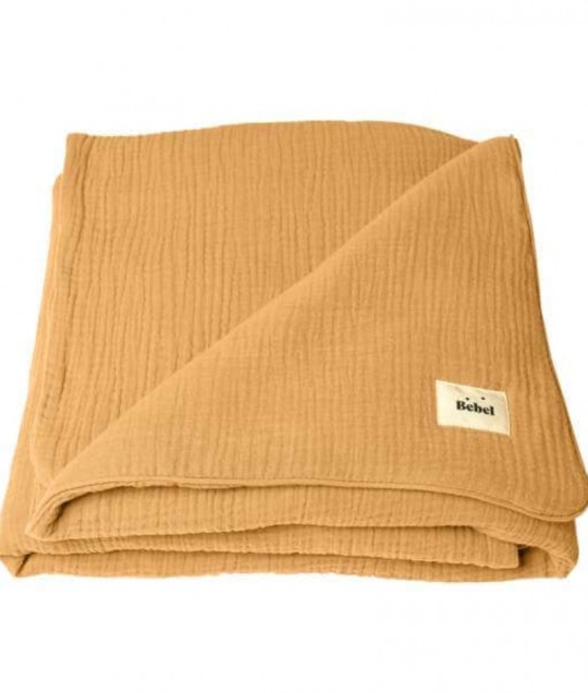 DOUBLE GAUZE BLANKET - Caramel