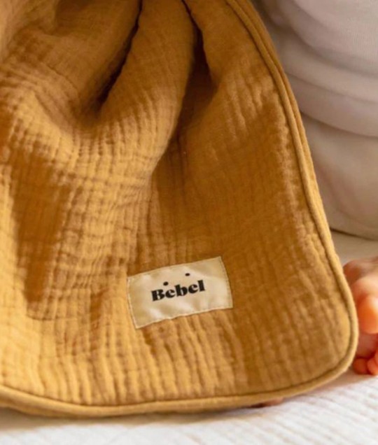 DOUBLE GAUZE BLANKET - Caramel