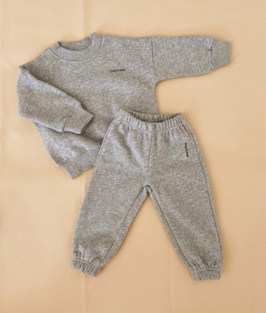 Woodie Logo Tracksuit - Grey Marle