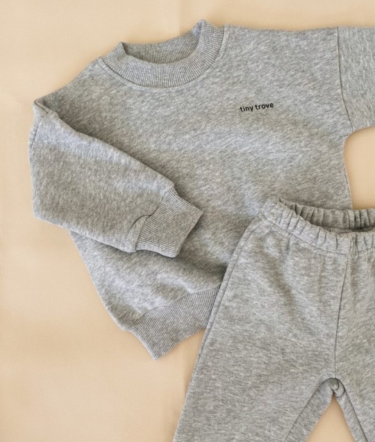 Woodie Logo Tracksuit - Grey Marle