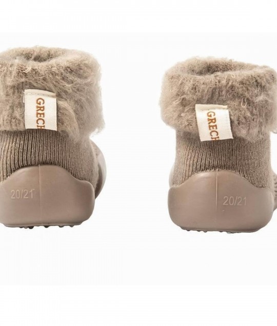 INDOOR SHOE SLIPPERS - FOG