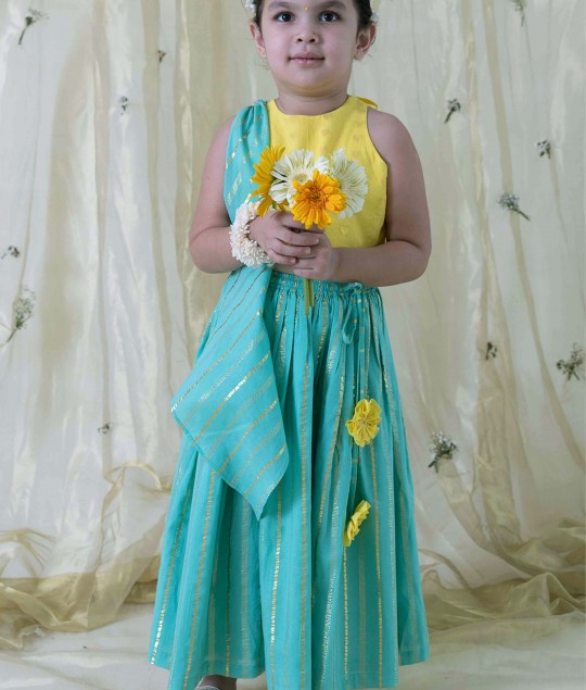 Little Miss Sunshine Lehenga Set - Yellow