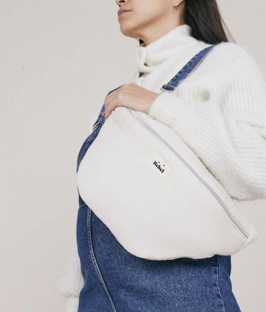 BANANA CHANGING BAG - Cream