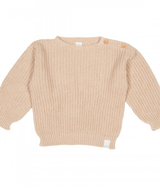 Baby sweater Dinan- Sand