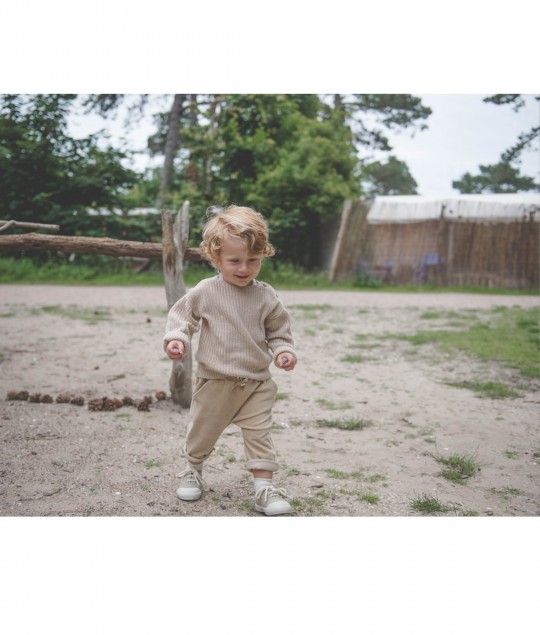 Baby sweater Dinan- Sand
