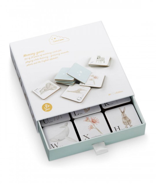 MEMORY CARDS, FSC MIX - ALPHABET ANIMALS