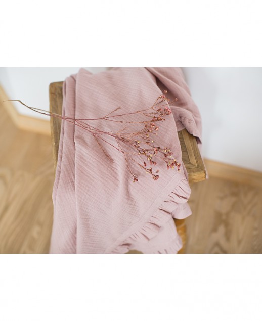 Organic Muslin Blanket - Pink