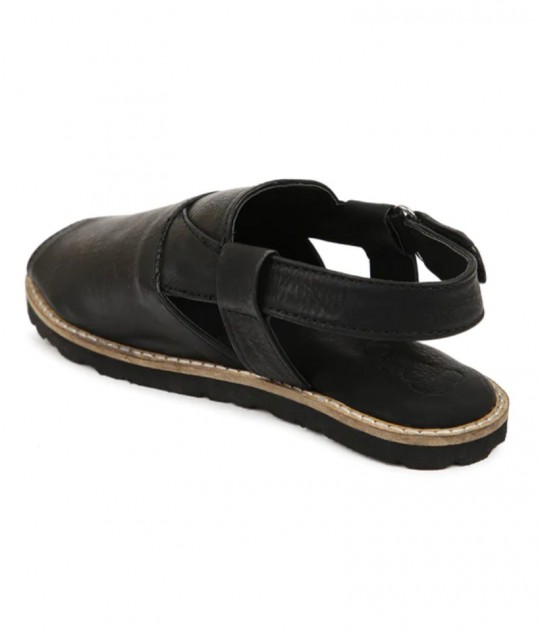 Boys Black Peshawari Shoes