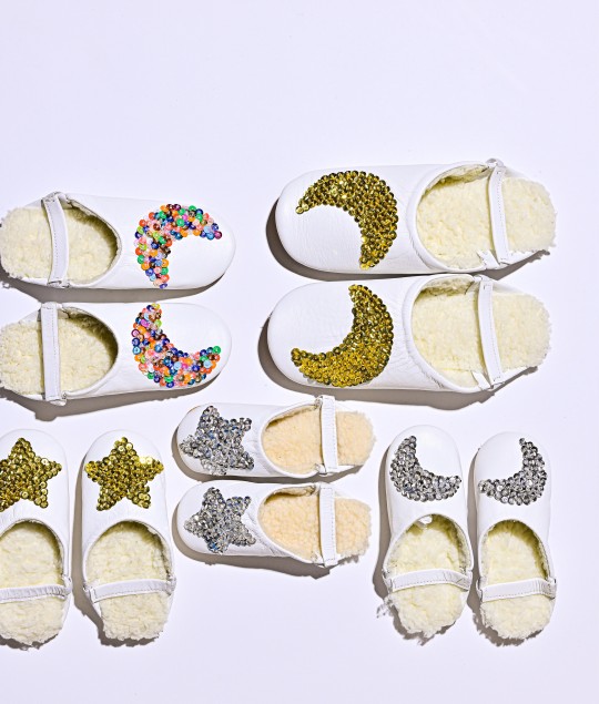 Sheep White Multi Moon