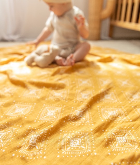 organic swaddle - morocco amber