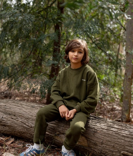 Woodie 3D Logo Tracksuit - Olive