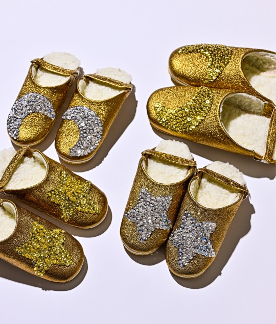 Sheep Bronze Glitter Gold Star