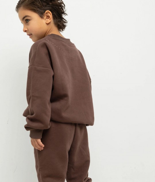 Woodie 3D Logo Tracksuit - Cocoa
