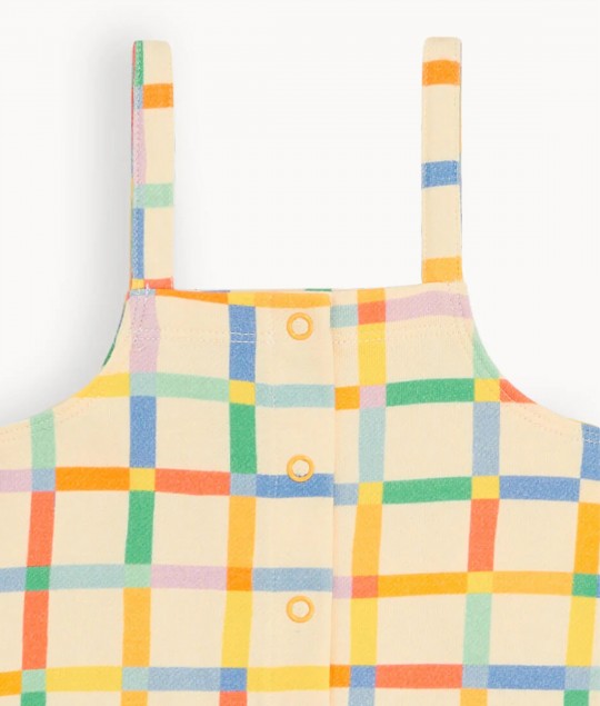 Rainbow Dungaree Shorts