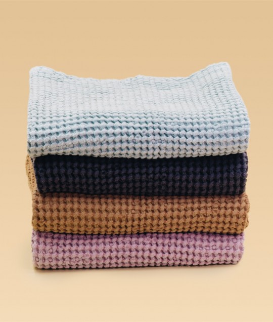 KIDS WAFFLE BLANKET - LAVENDER