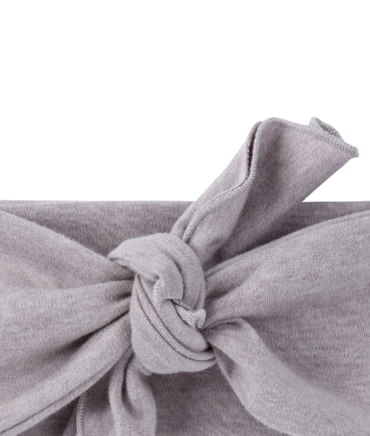 ORGANIC HEADBAND. GRAY MARLE