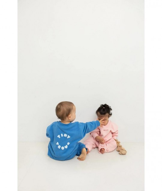 Otto Puff Circle Logo Romper - Pink
