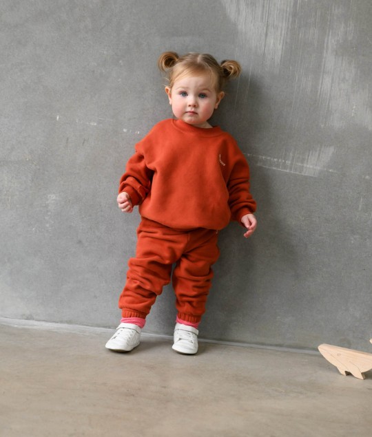 Woodie 3D Logo Tracksuit - Rust