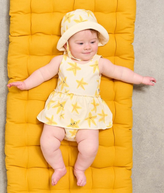 Starfish Bodysuit With Skirt