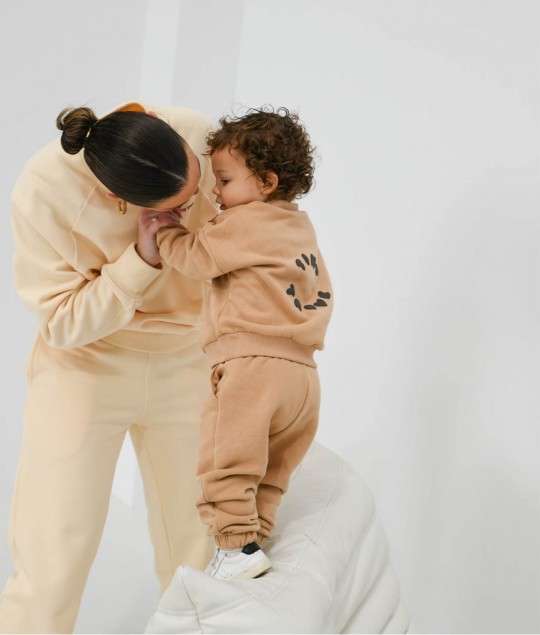 Bindi Puff Tracksuit - Fawn/Cocoa